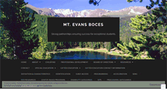 Desktop Screenshot of mtevansboces.com