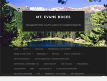 Tablet Screenshot of mtevansboces.com
